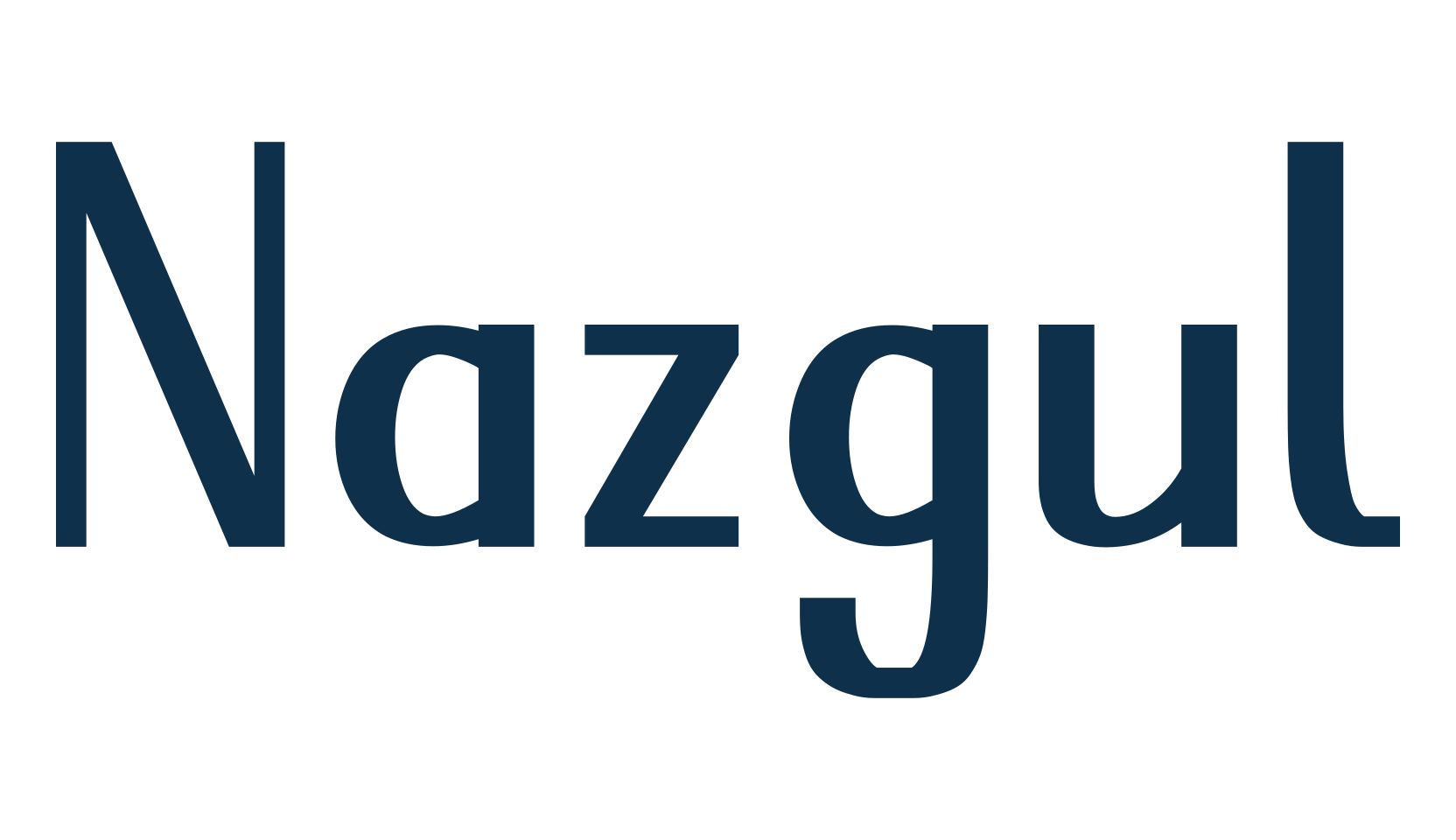 Nazgul, sans serif font preview