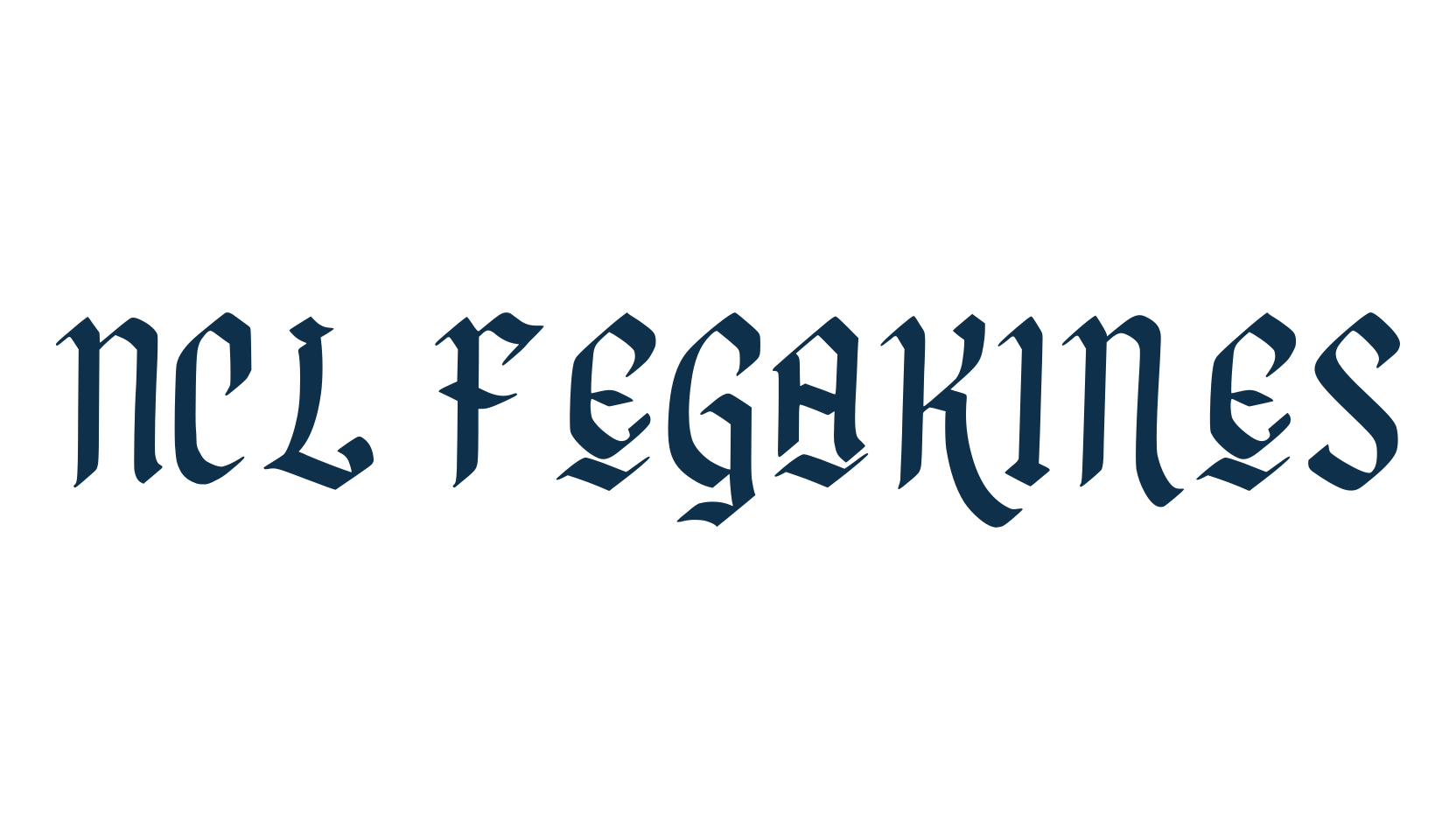 NCL Fegakines, fancy various gothic font preview