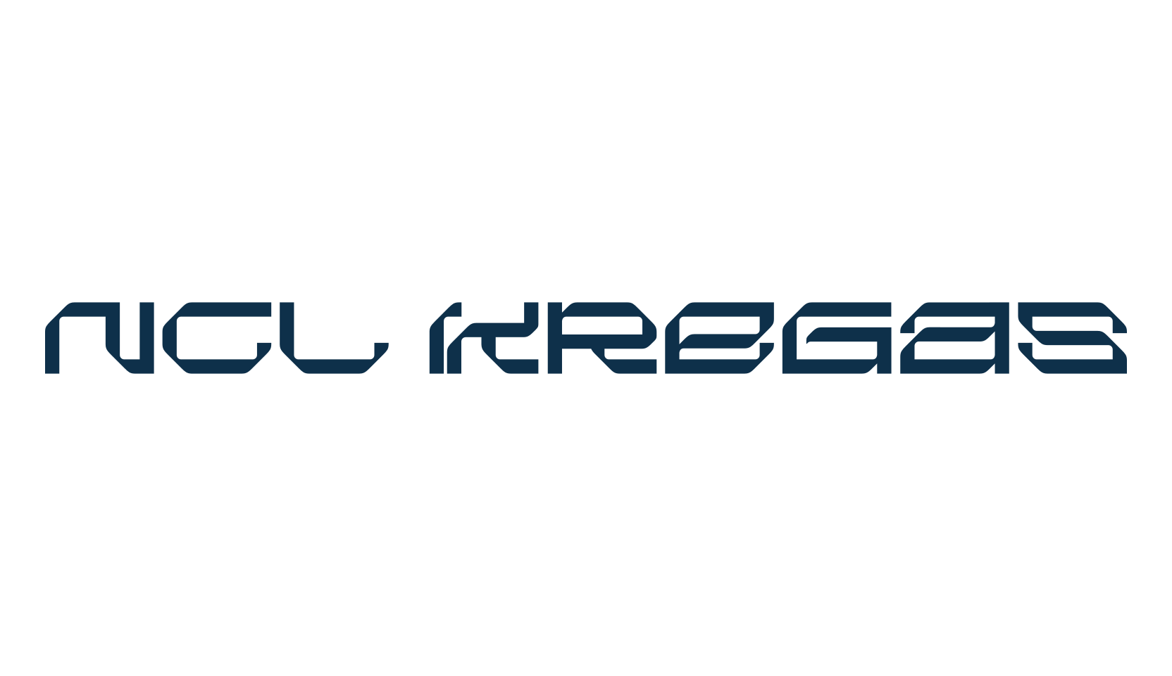 NCL Kregas, techno sci-fi font preview