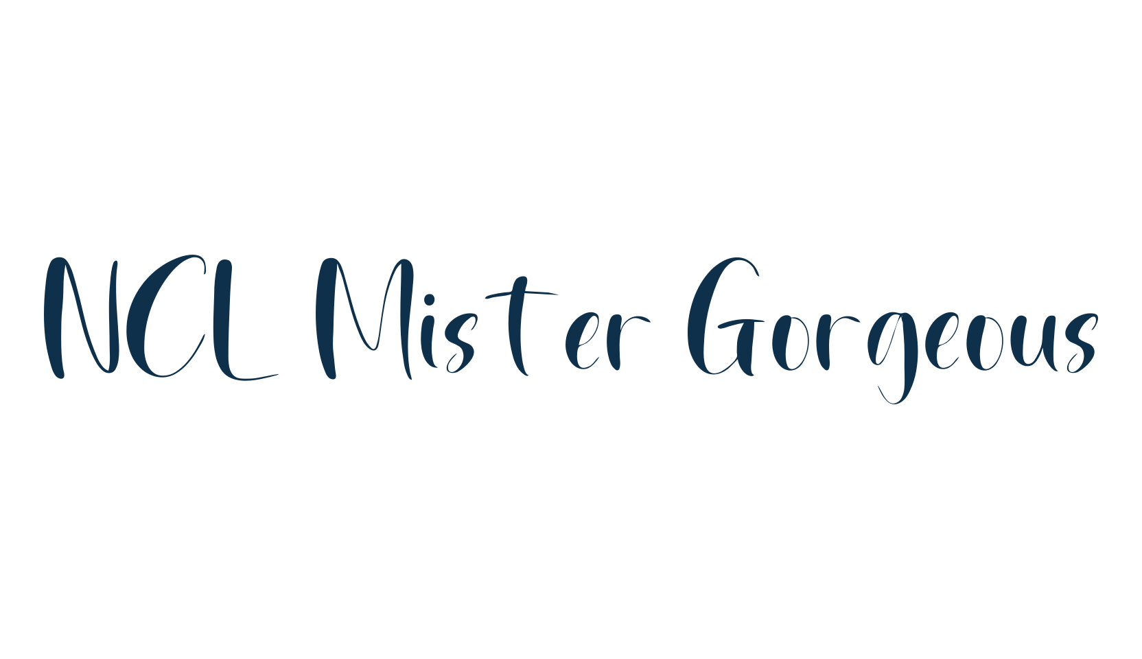 NCL Mister Gorgeous, display market font preview