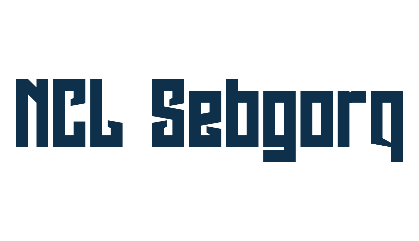 NCL Sebgorq, basic sans serif font preview