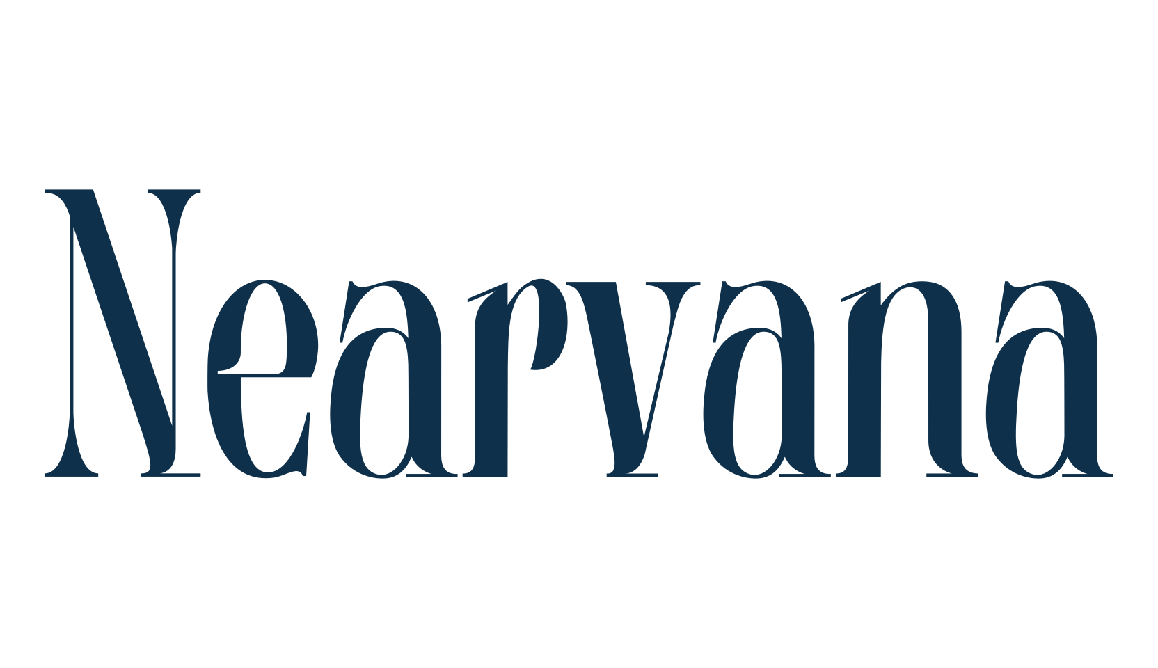 Nearvana, serif font preview