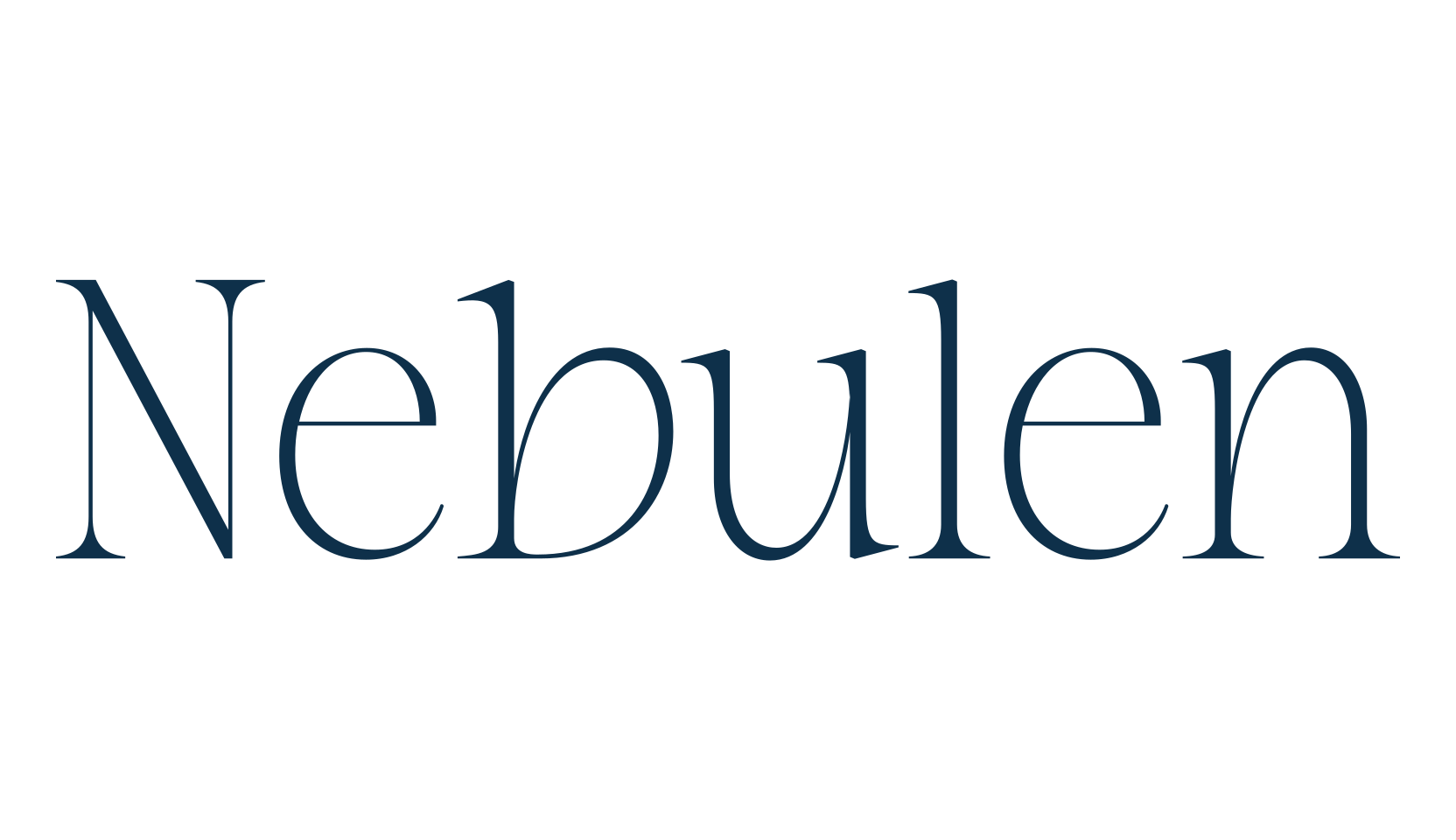 Nebulen, serif font preview