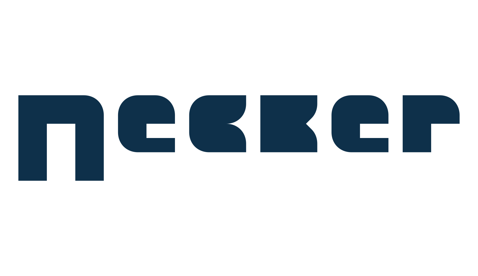 Necker, fancy various techno sci-fi font preview