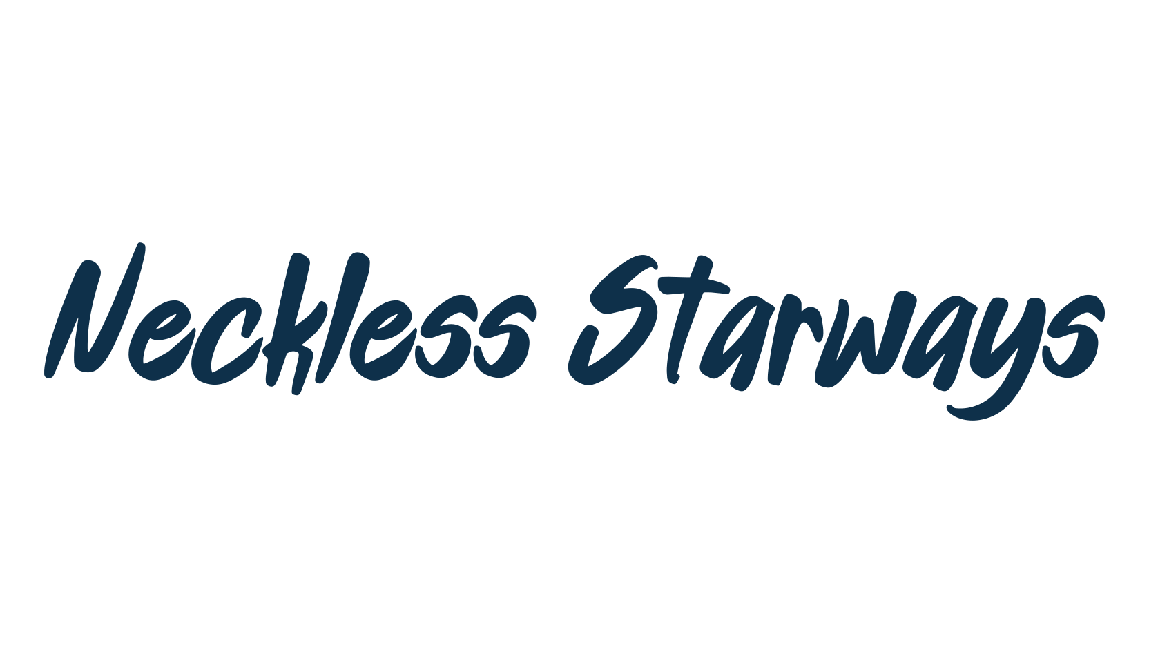 Neckless Starways, graffiti font preview