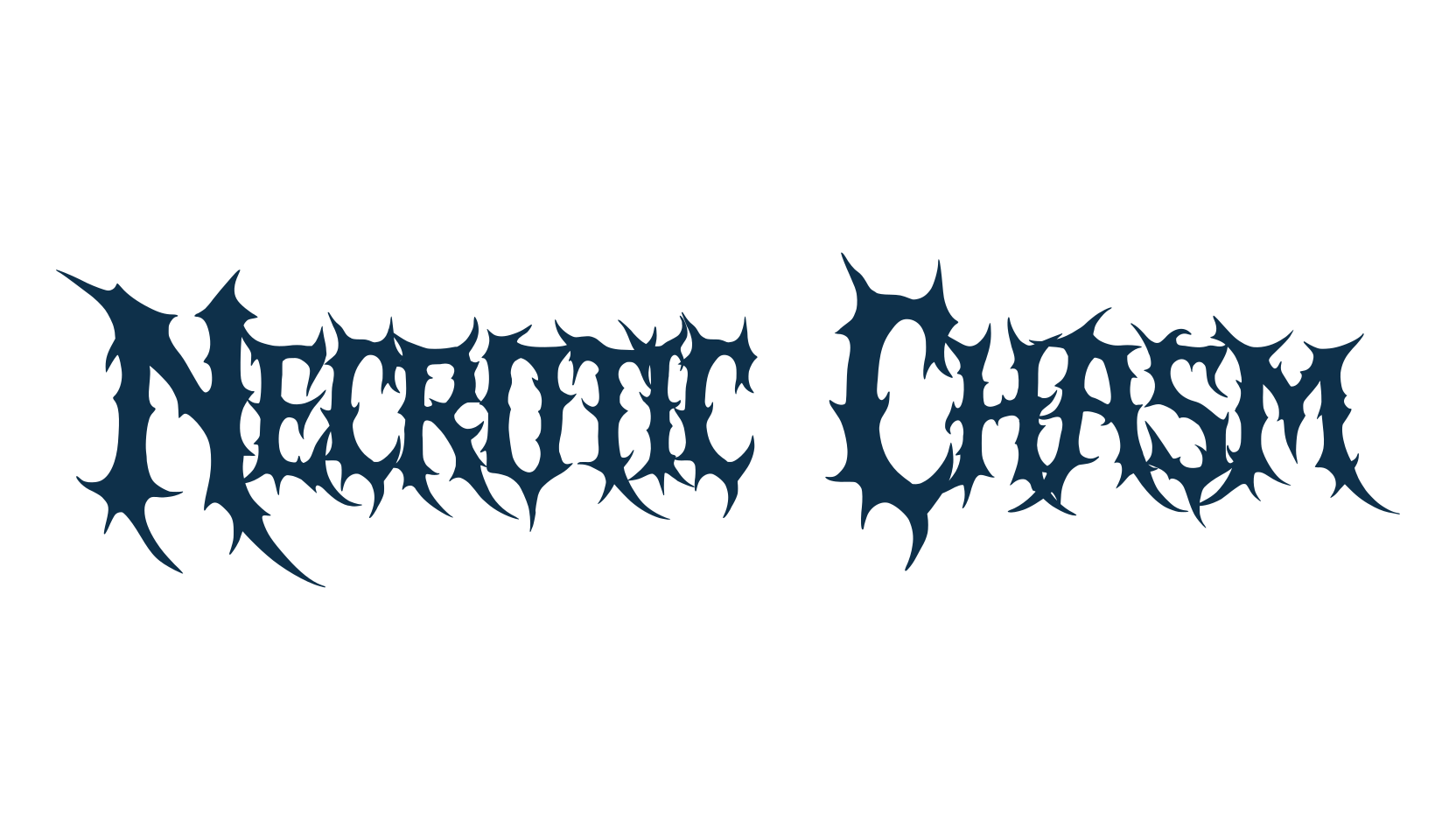 Necrotic Chasm, modern font preview