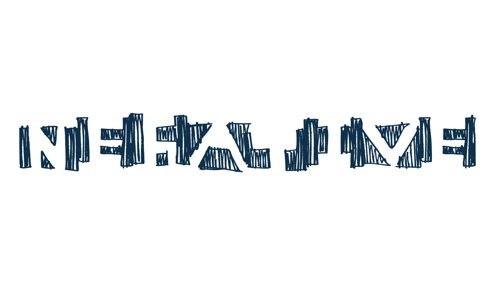 Negative (negative-xerographer), distorted font preview
