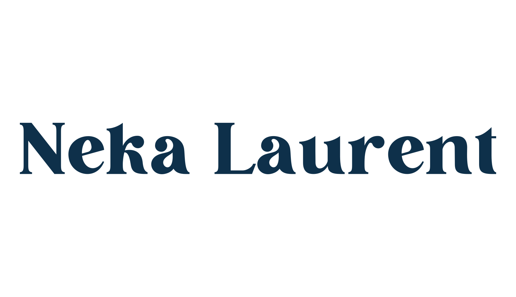 Neka Laurent, basic serif font preview