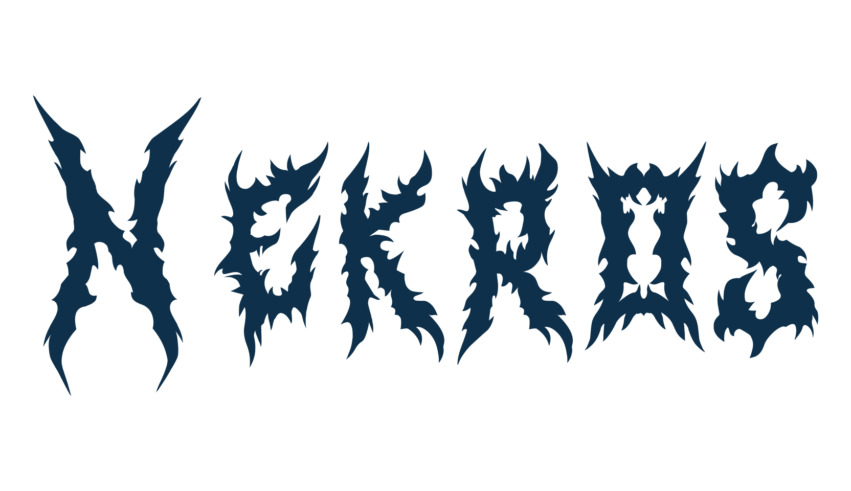 Nekros, holiday halloween fancy decorative horror font preview