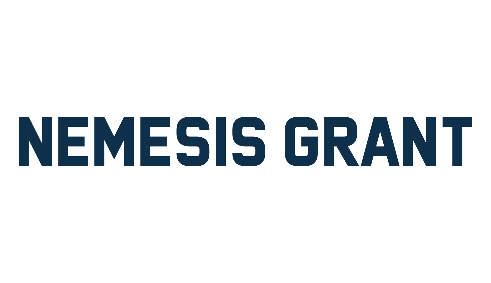 Nemesis Grant, basic sans serif font preview