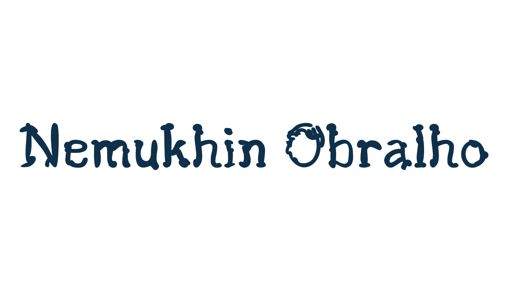 Nemukhin Obralho, various font preview