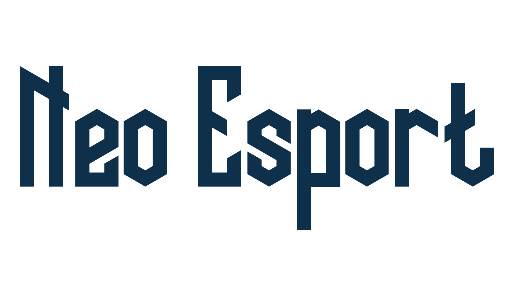 Neo Esport, fancy various techno sci-fi font preview
