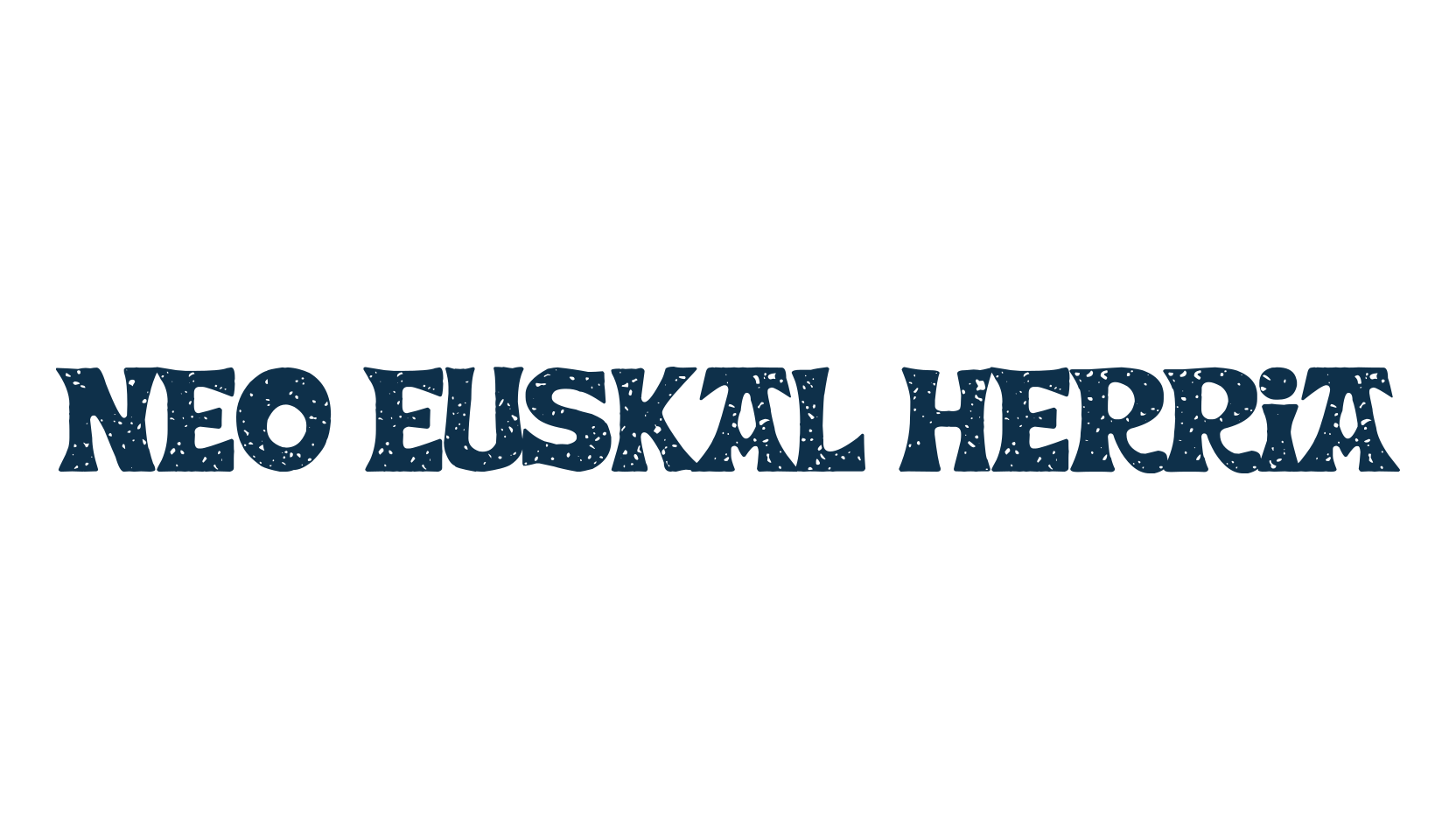 Neo Euskal Herria, fancy various foreign look font preview