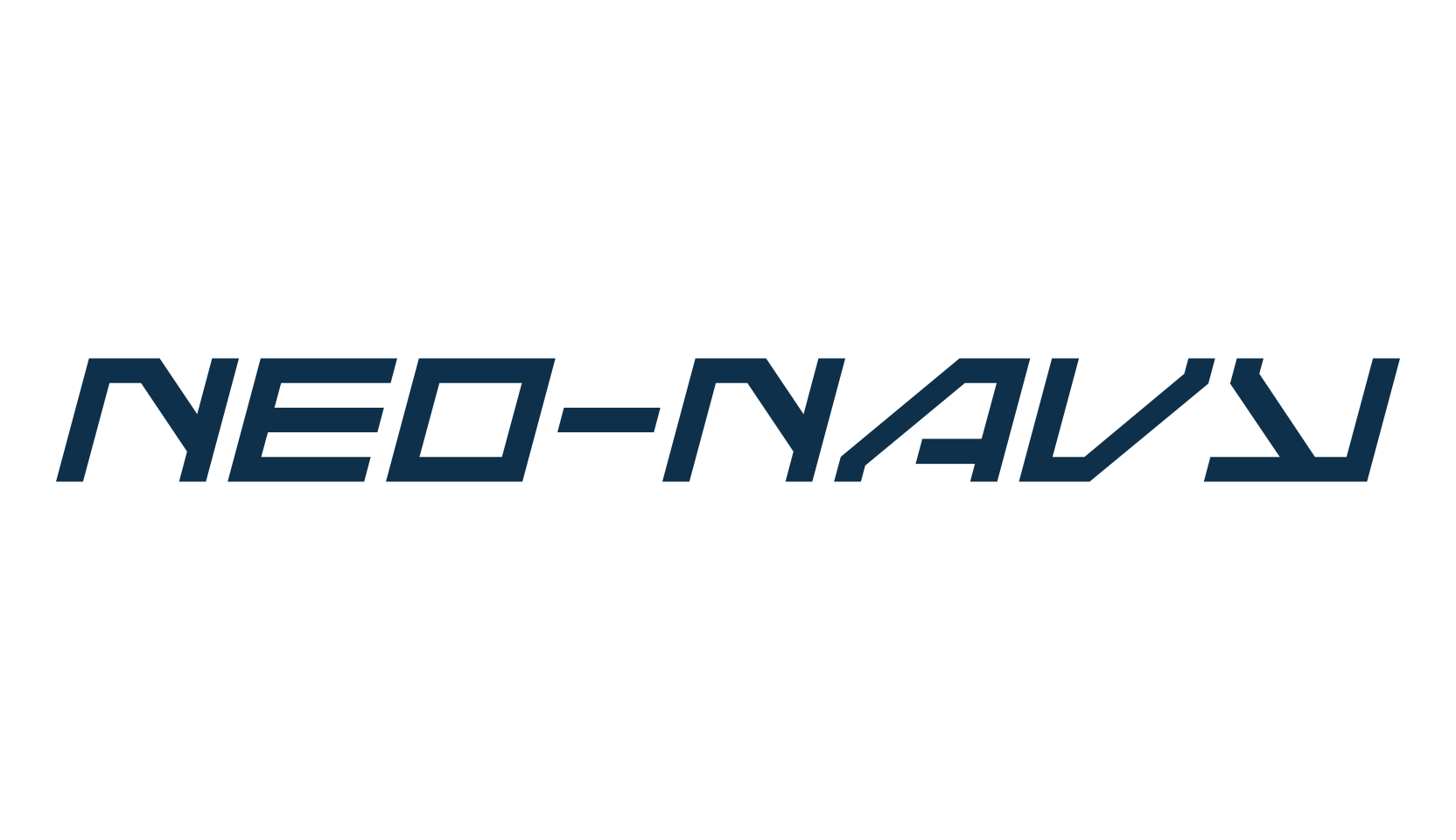 Neo-Navy, techno sci-fi font preview