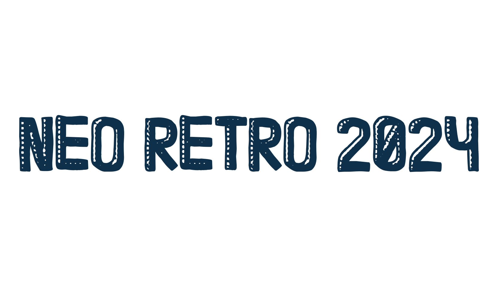 Neo Retro 2024, various font preview
