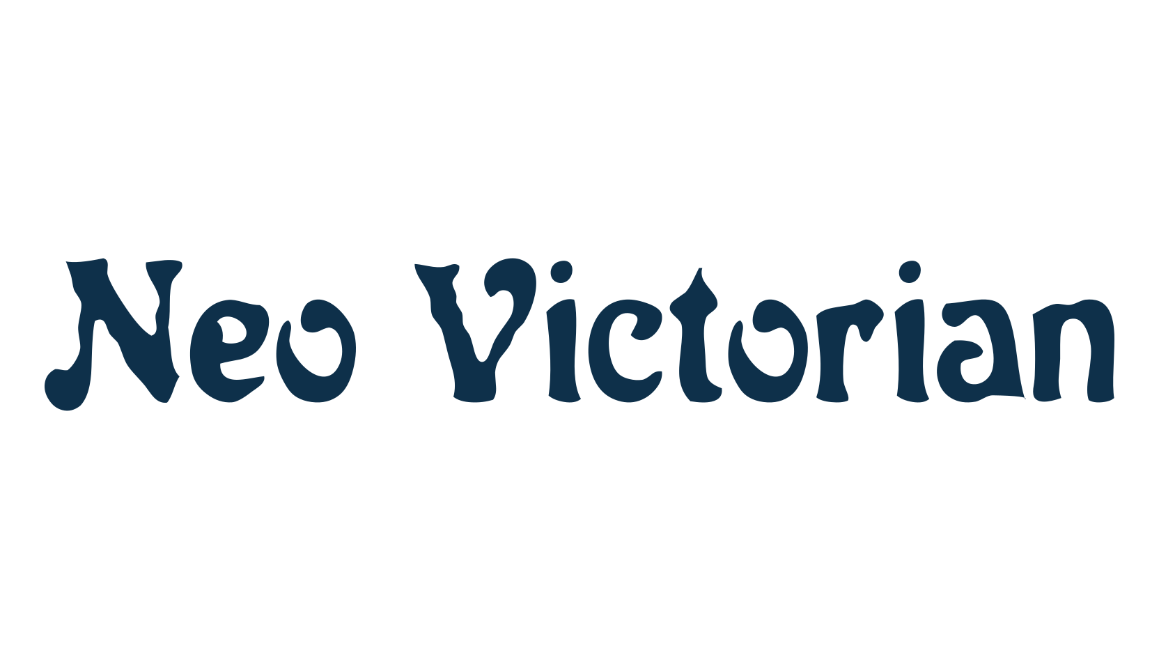 Neo Victorian, retro font preview