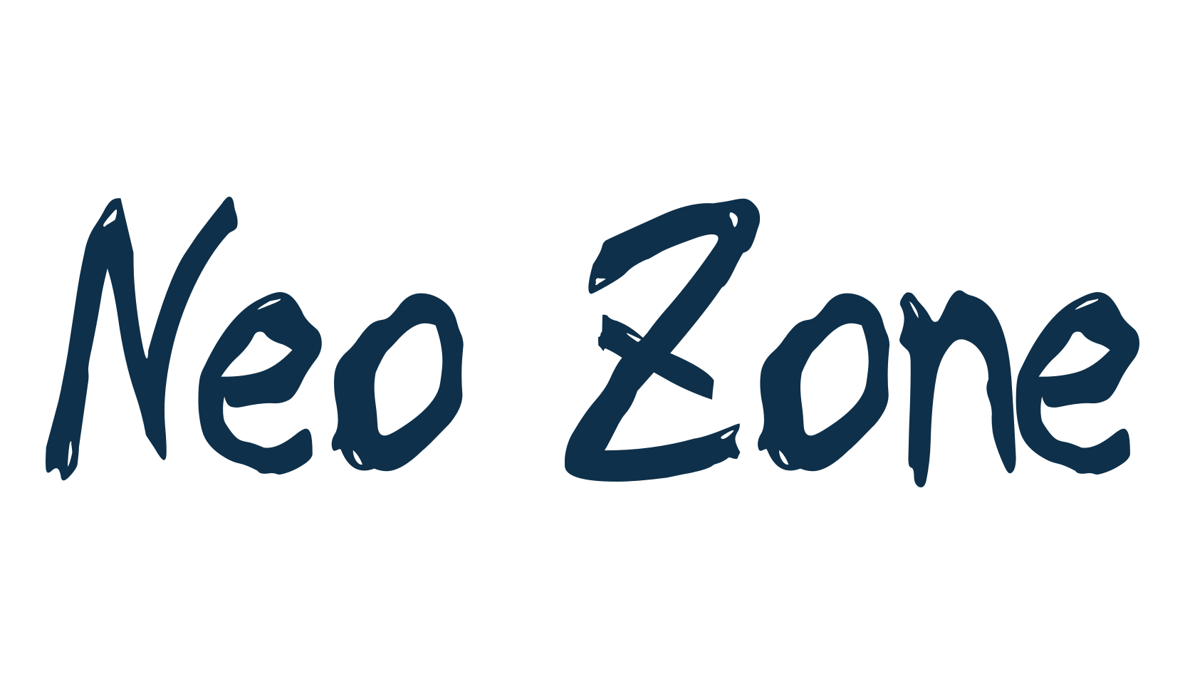 Neo Zone, brush font preview