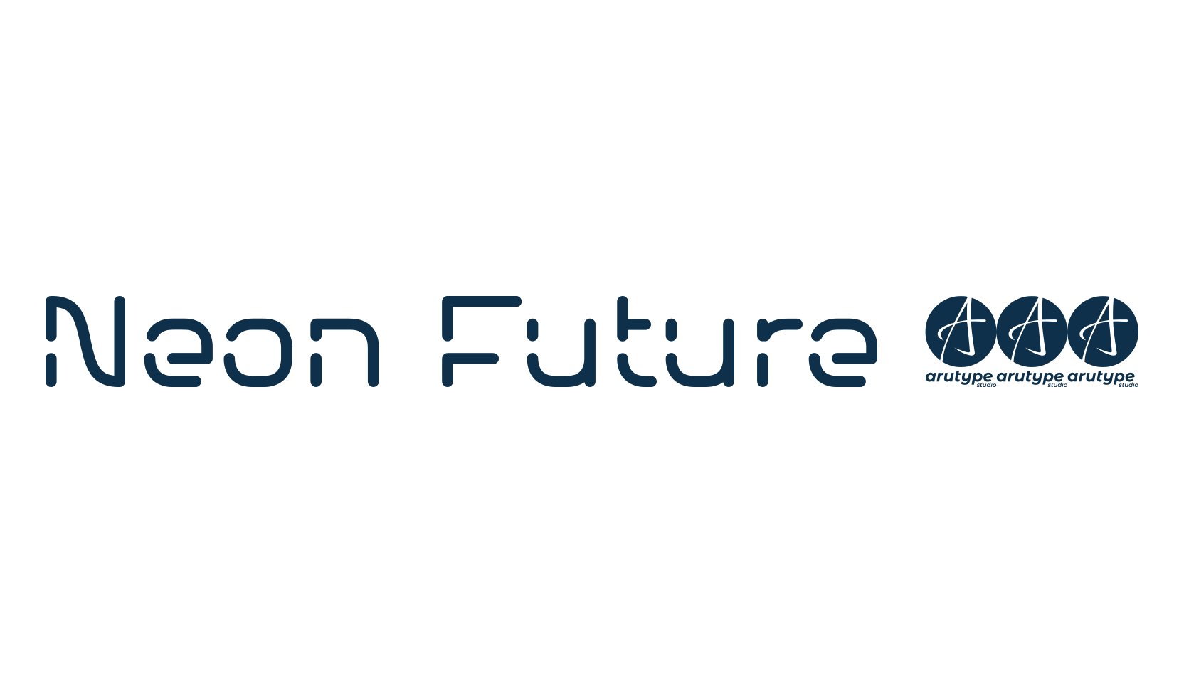 Neon Future 2.0, techno sci-fi font preview