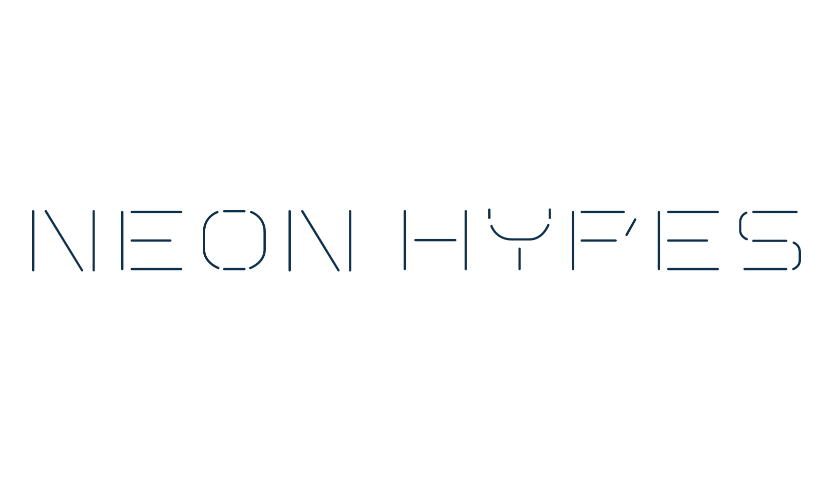 Neon Hypes, various font preview