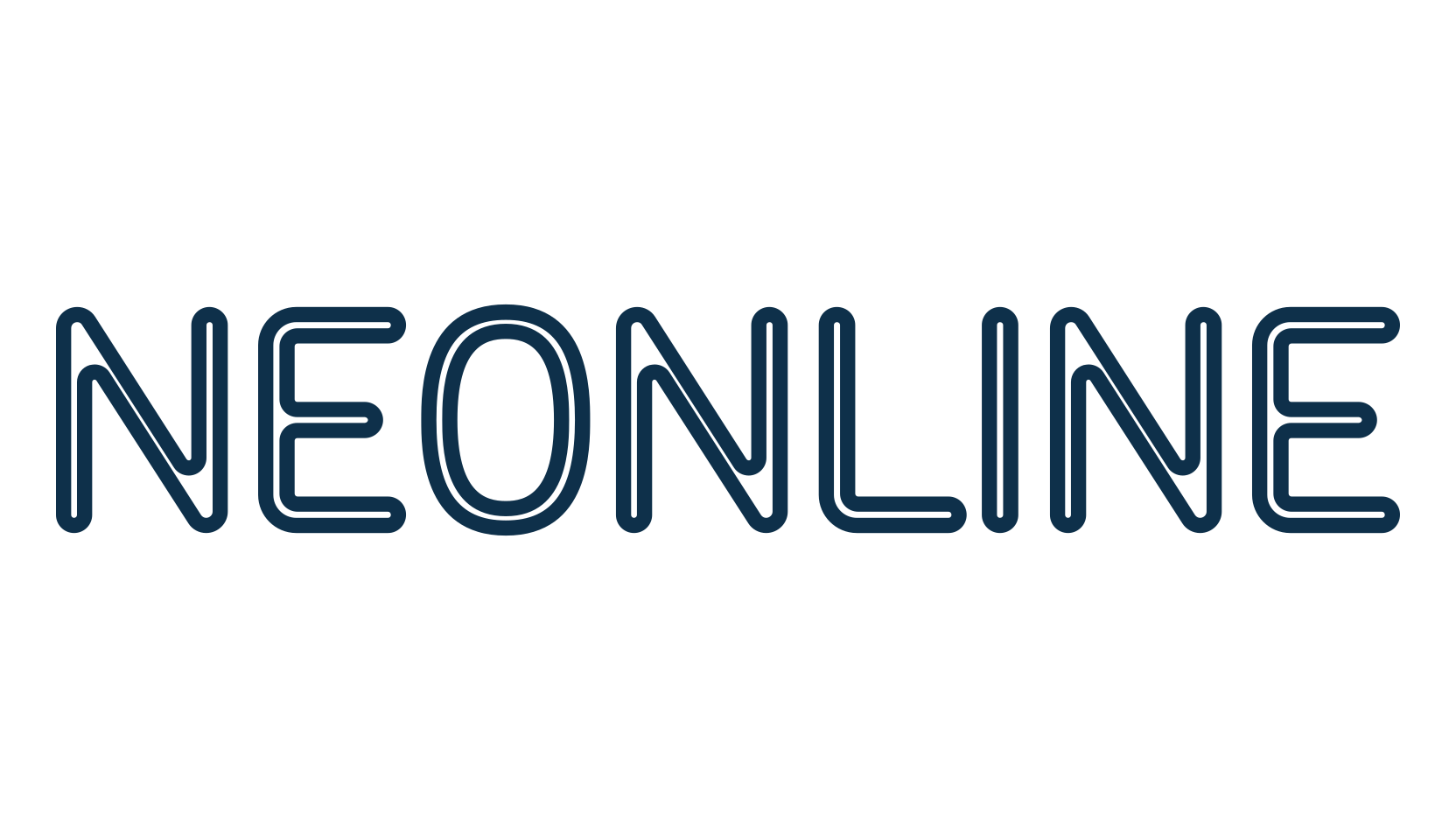 Neonline, fancy various decorative font preview