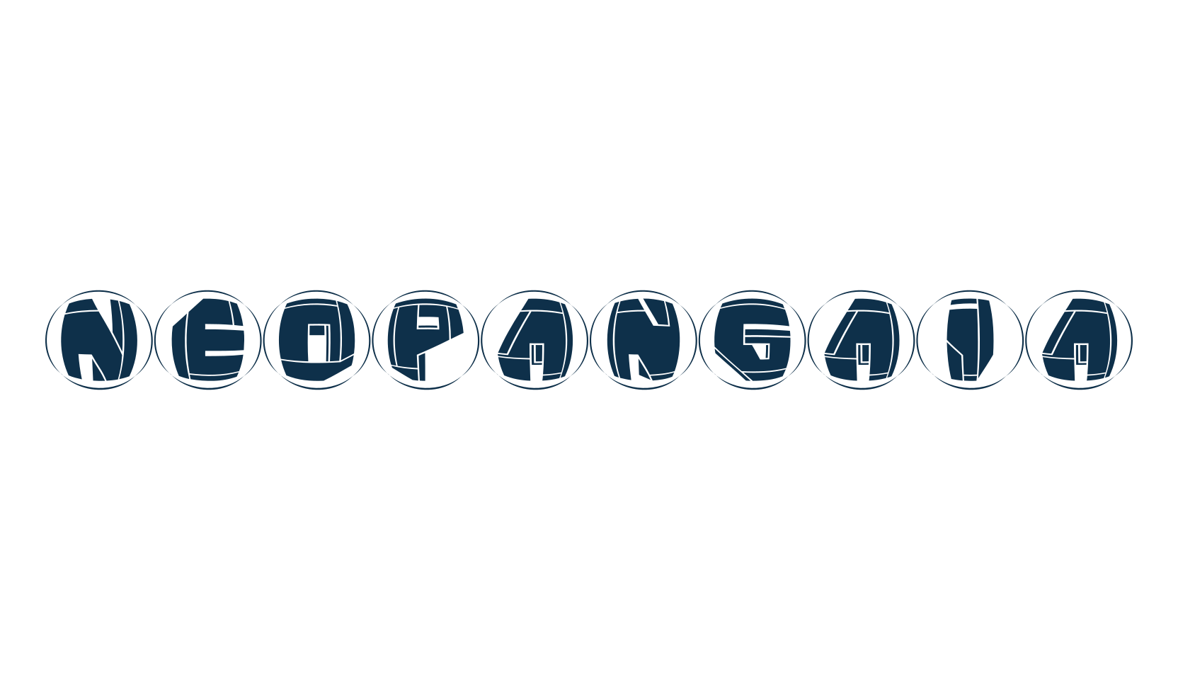 NeoPangaia, fancy various techno sci-fi font preview
