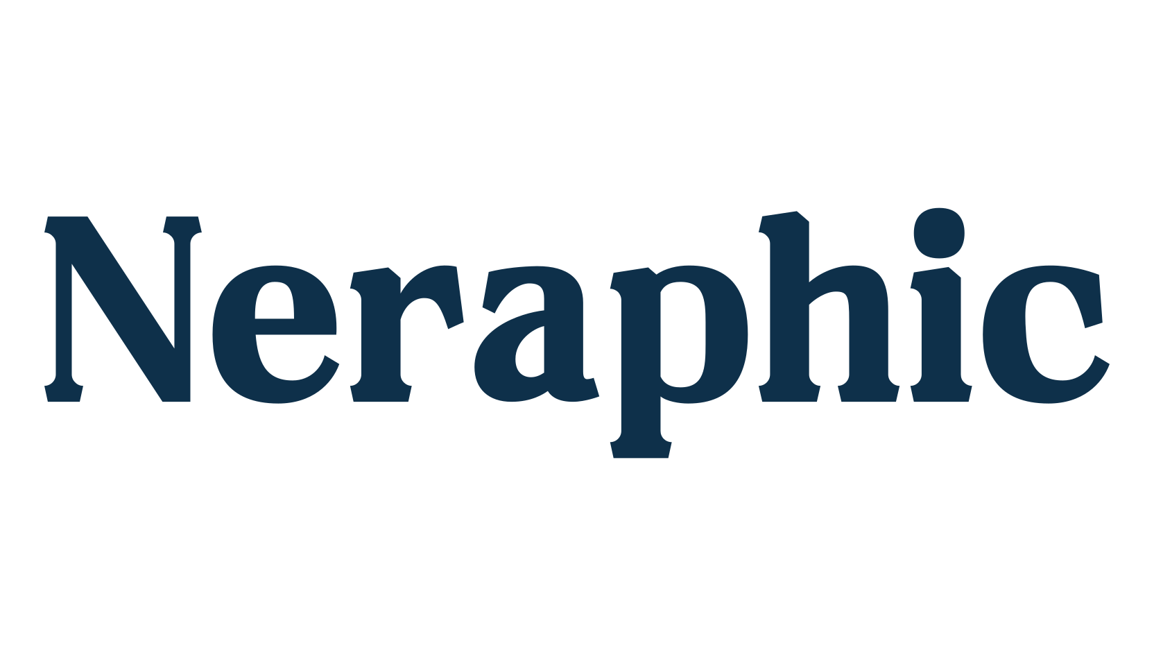 Neraphic, serif font preview