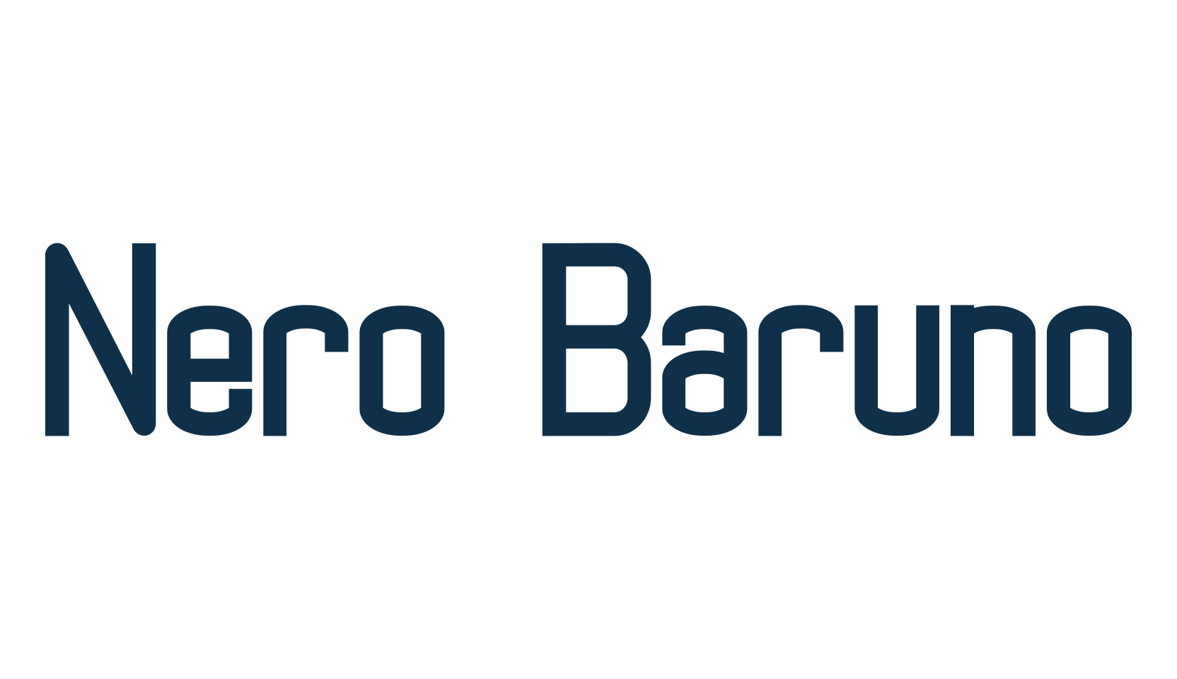 Nero Baruno, basic sans serif font preview