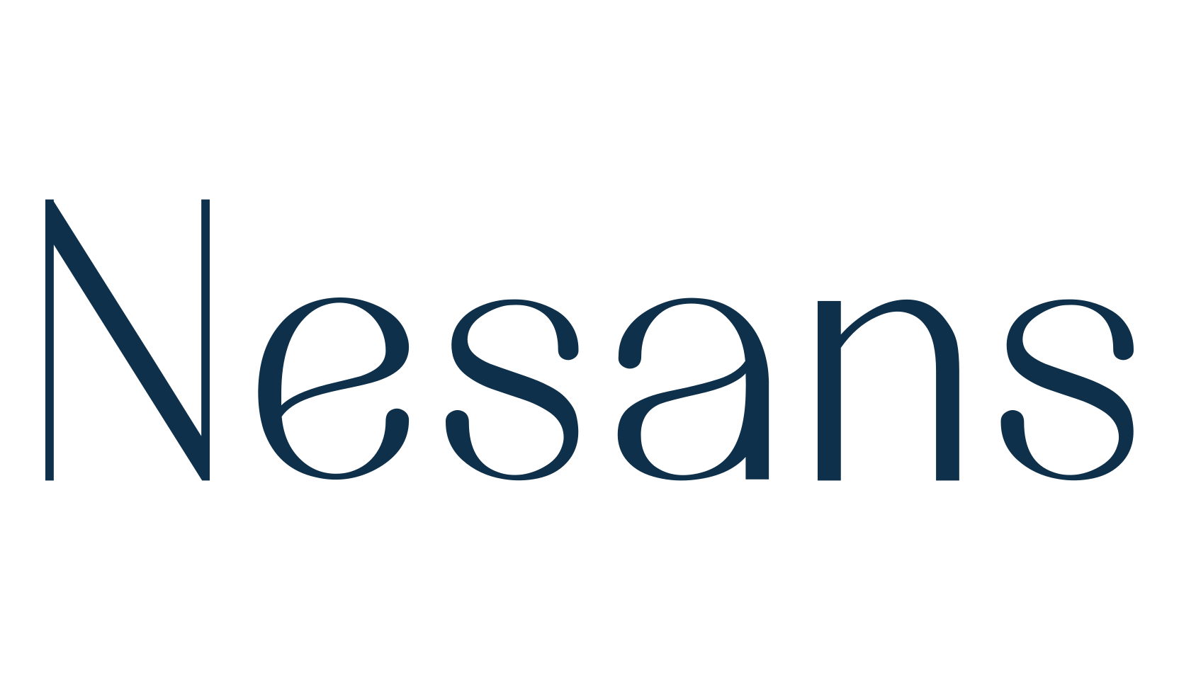 Nesans, basic sans serif font preview