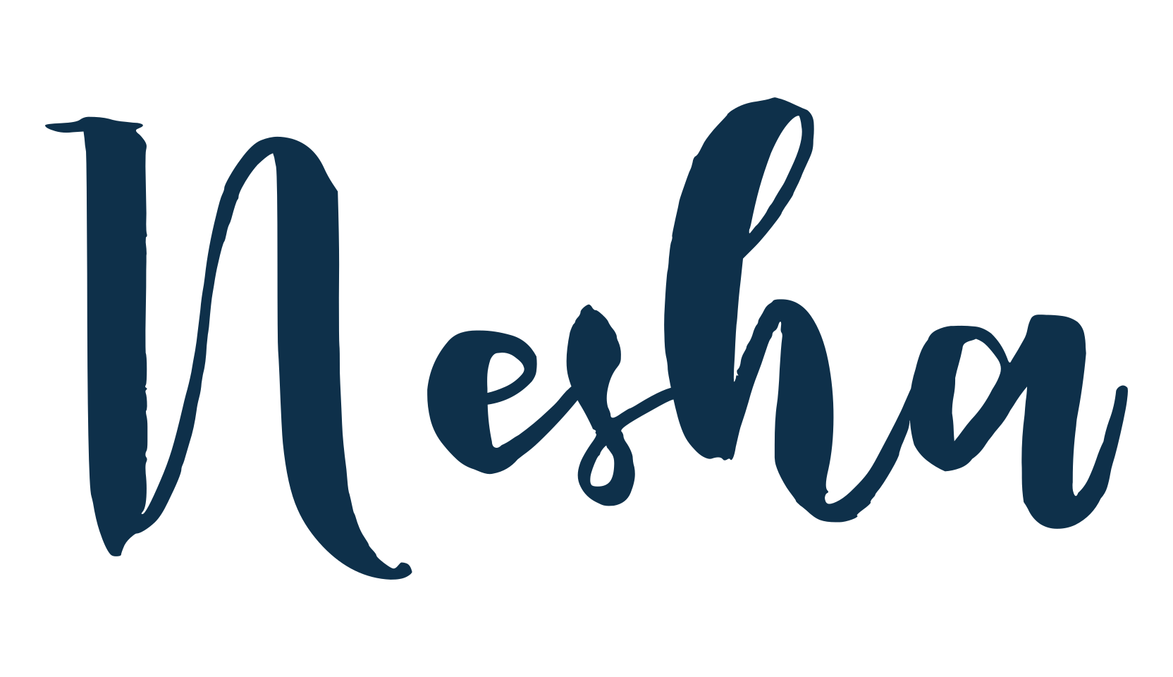 Nesha, fancy various decorative script calligraphy font preview