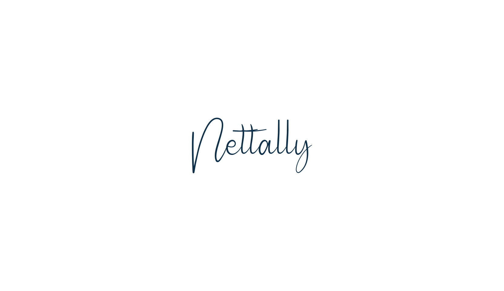 Nettally, script handwritten fancy decorative calligraphy font preview