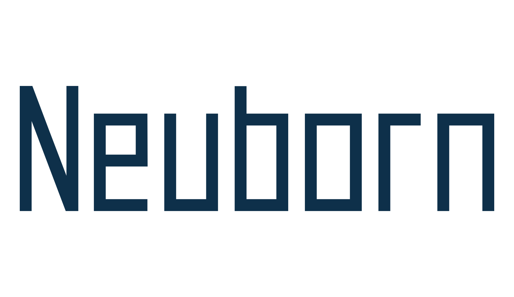 Neuborn, basic sans serif font preview