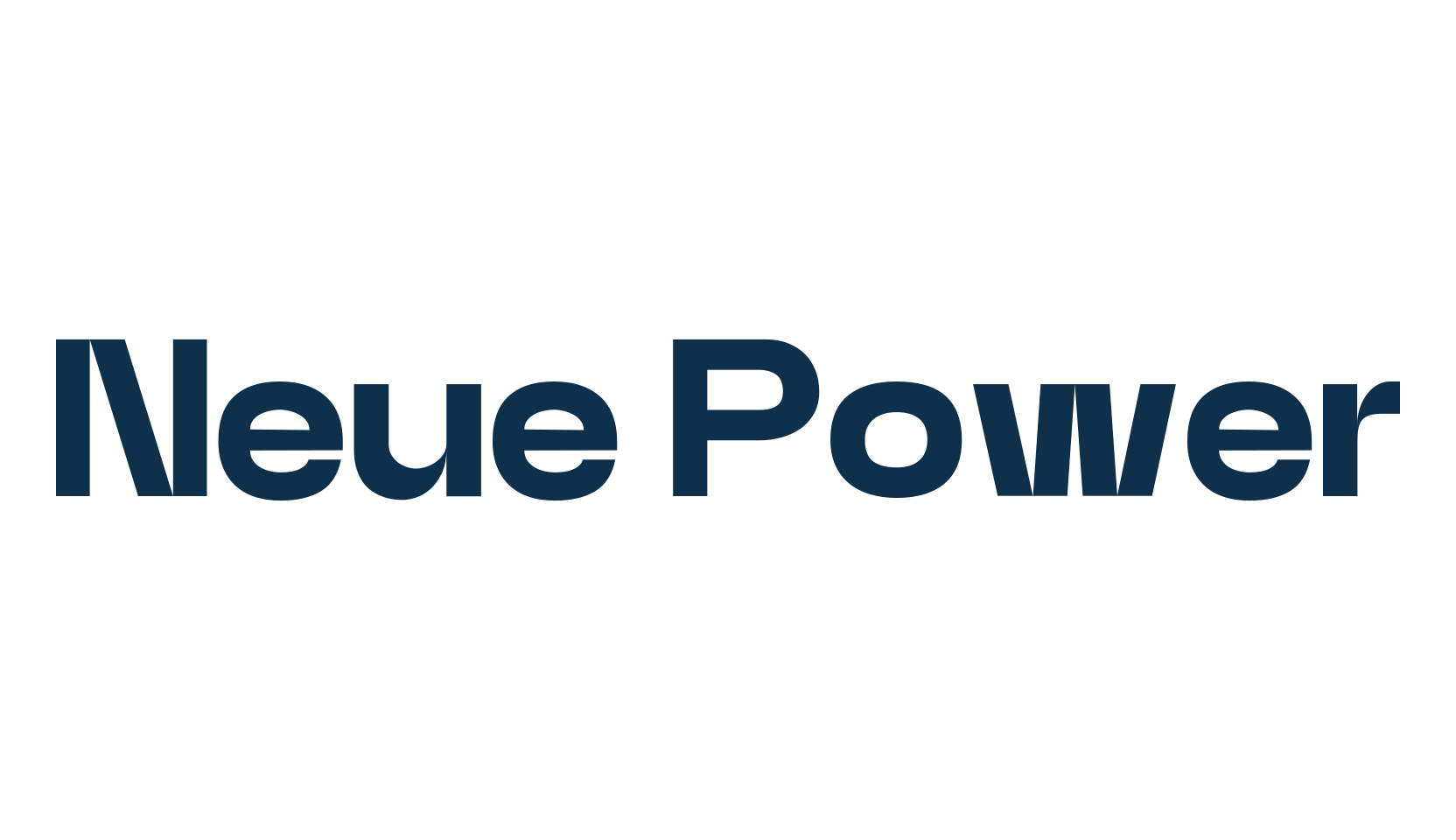 Neue Power, basic sans serif font preview
