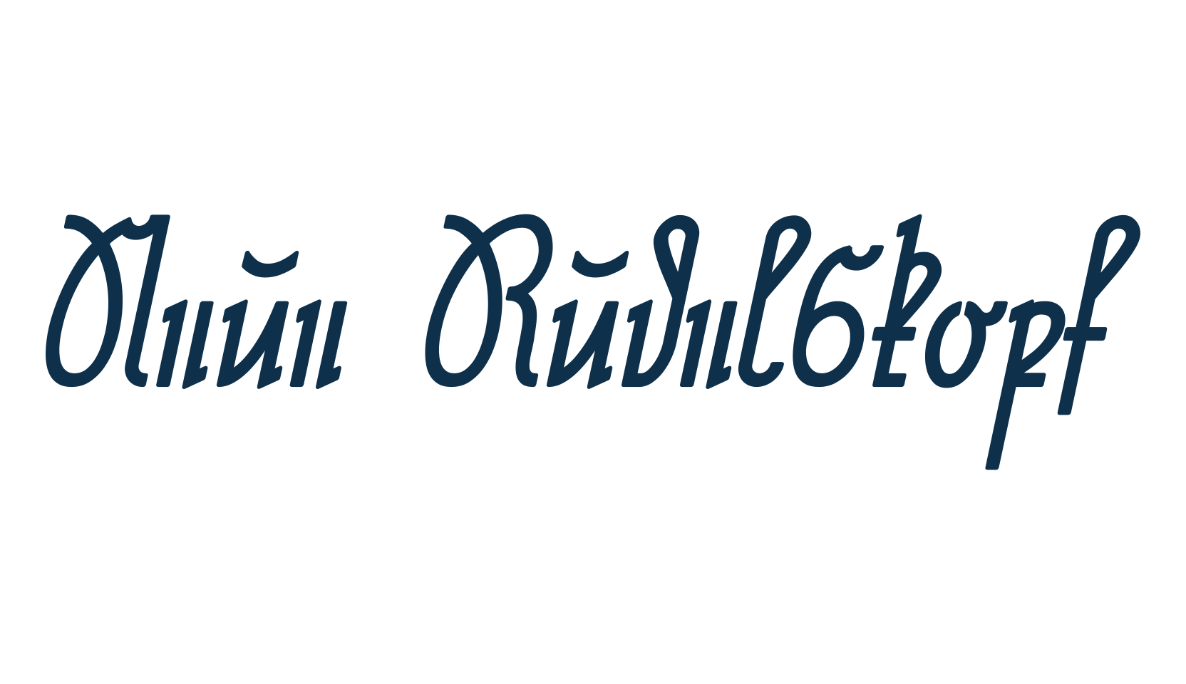 Neue Rudelskopf, fancy decorative font preview