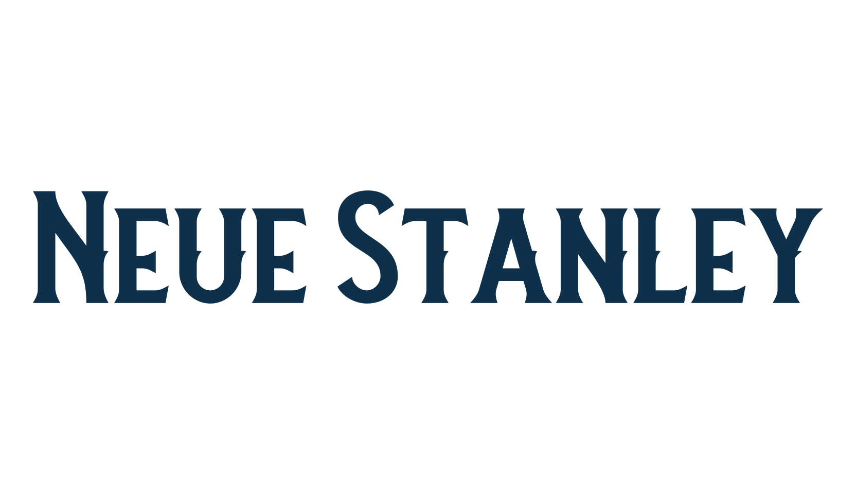 Neue Stanley, fancy retro decorative font preview