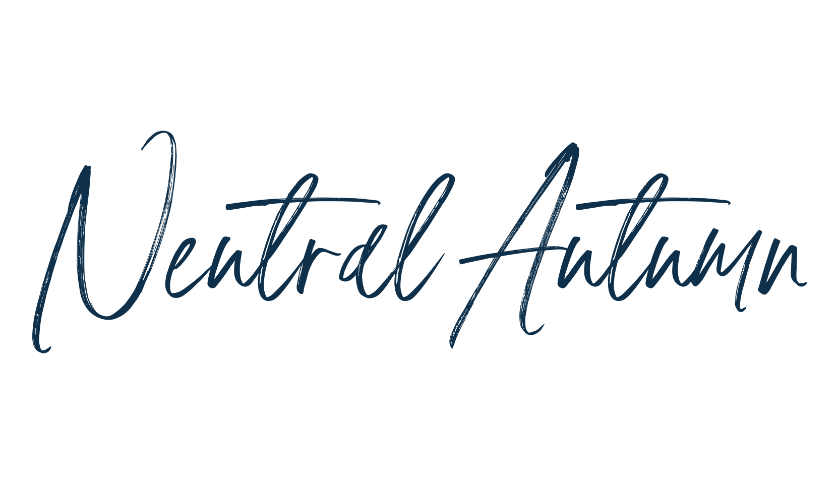 Neutral Autumn, script handwritten fancy decorative calligraphy font preview