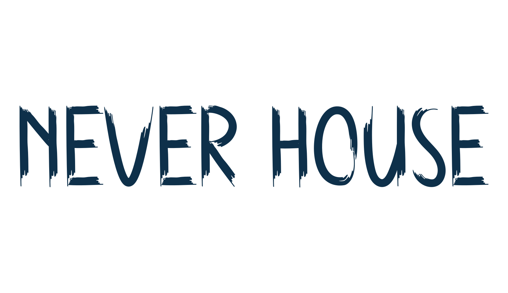 Never House, script brush fancy decorative calligraphy font preview