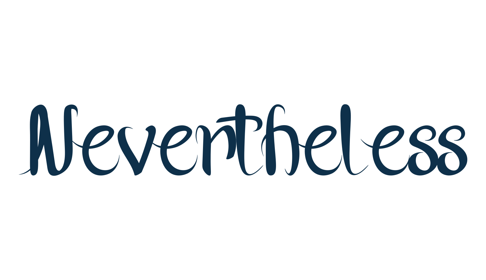 Nevertheless, fancy decorative font preview