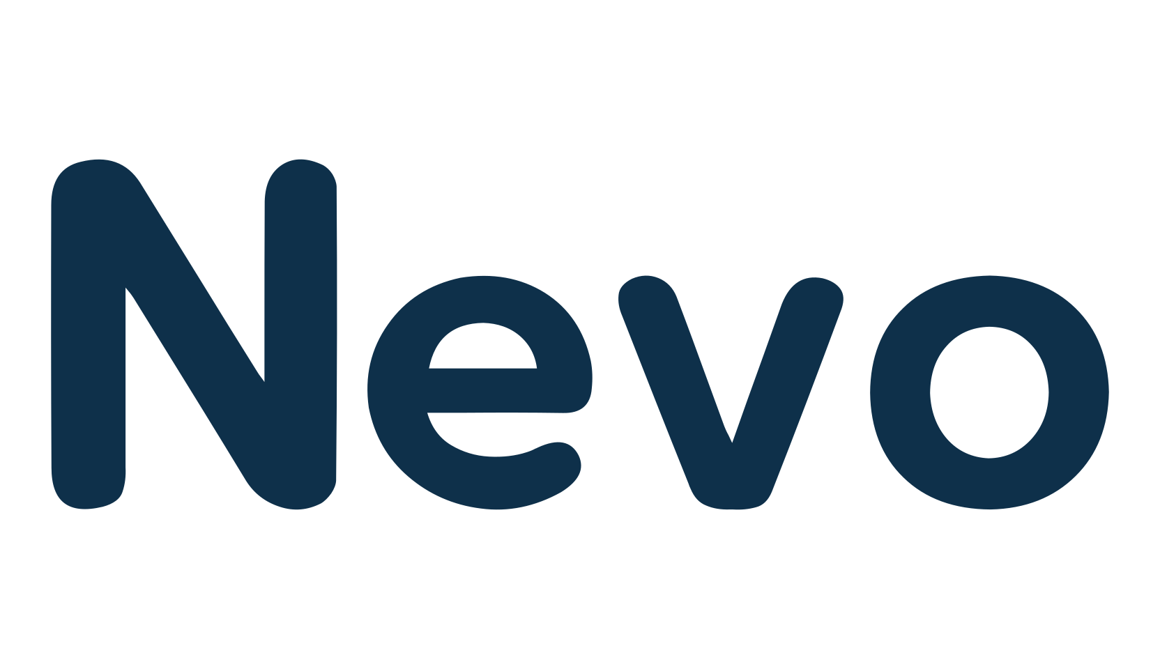 Nevo, sans serif font preview