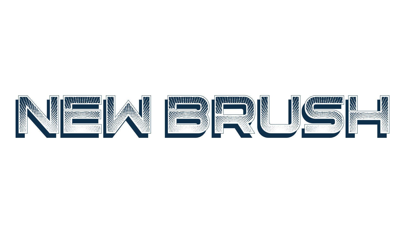 New Brush, various font preview