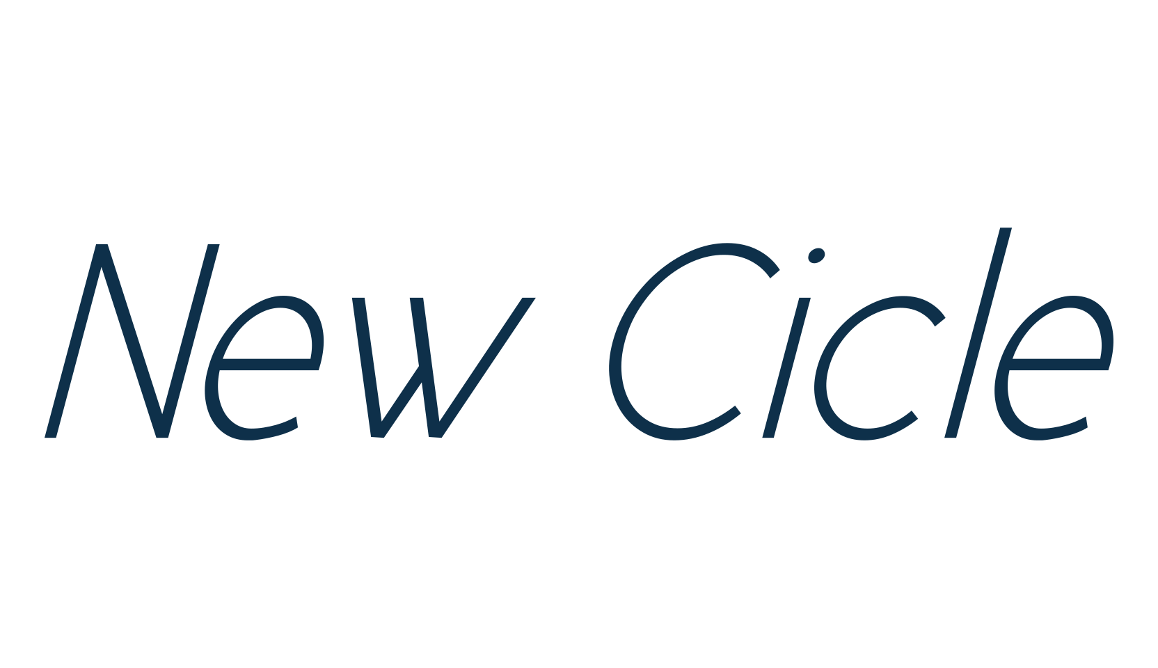 New Cicle, sans serif font preview
