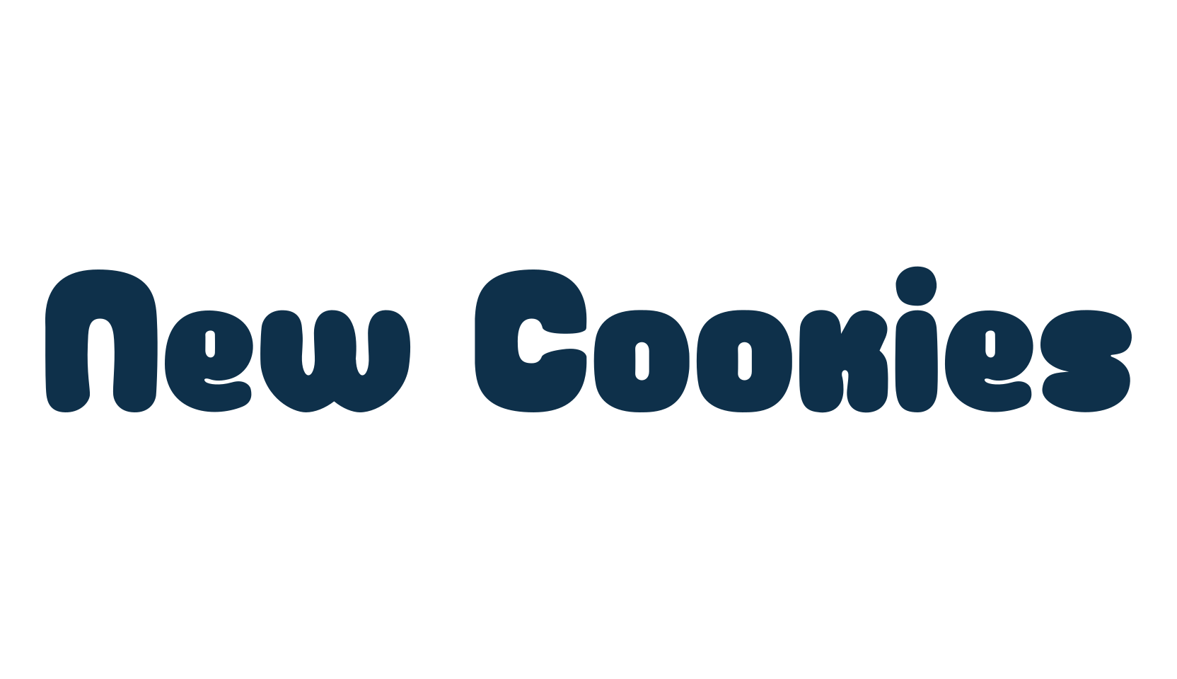 New Cookies, fancy various decorative font preview