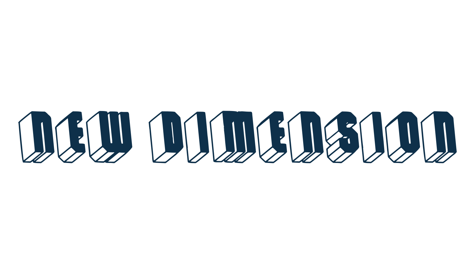 New Dimension, various font preview