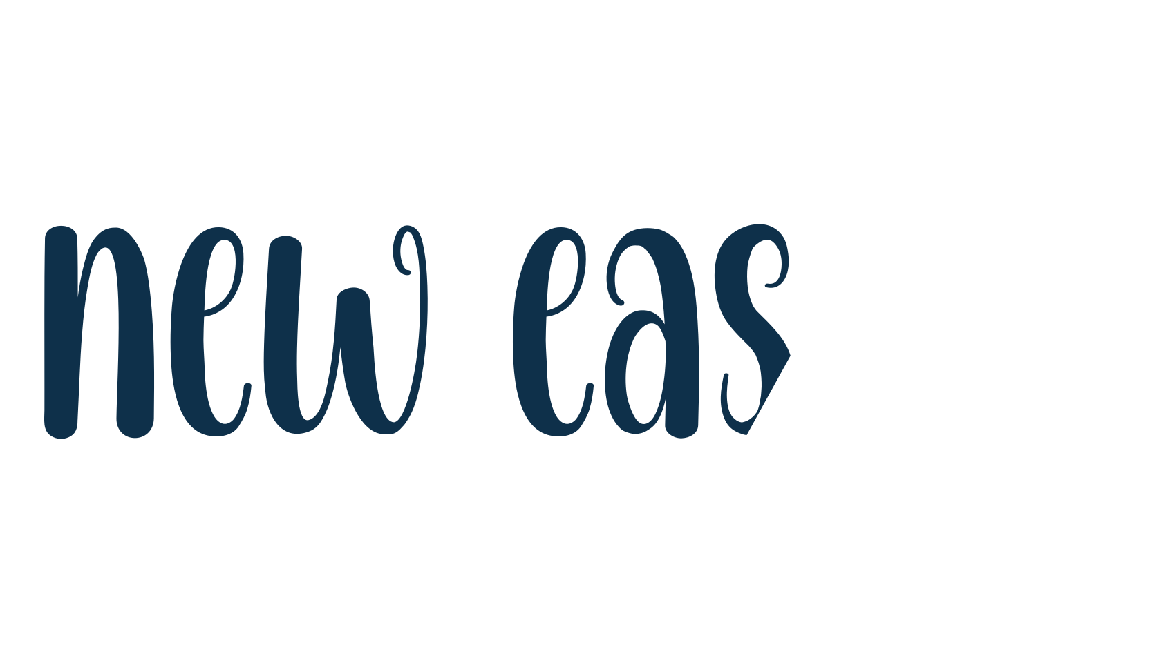 New Easter, display market font preview