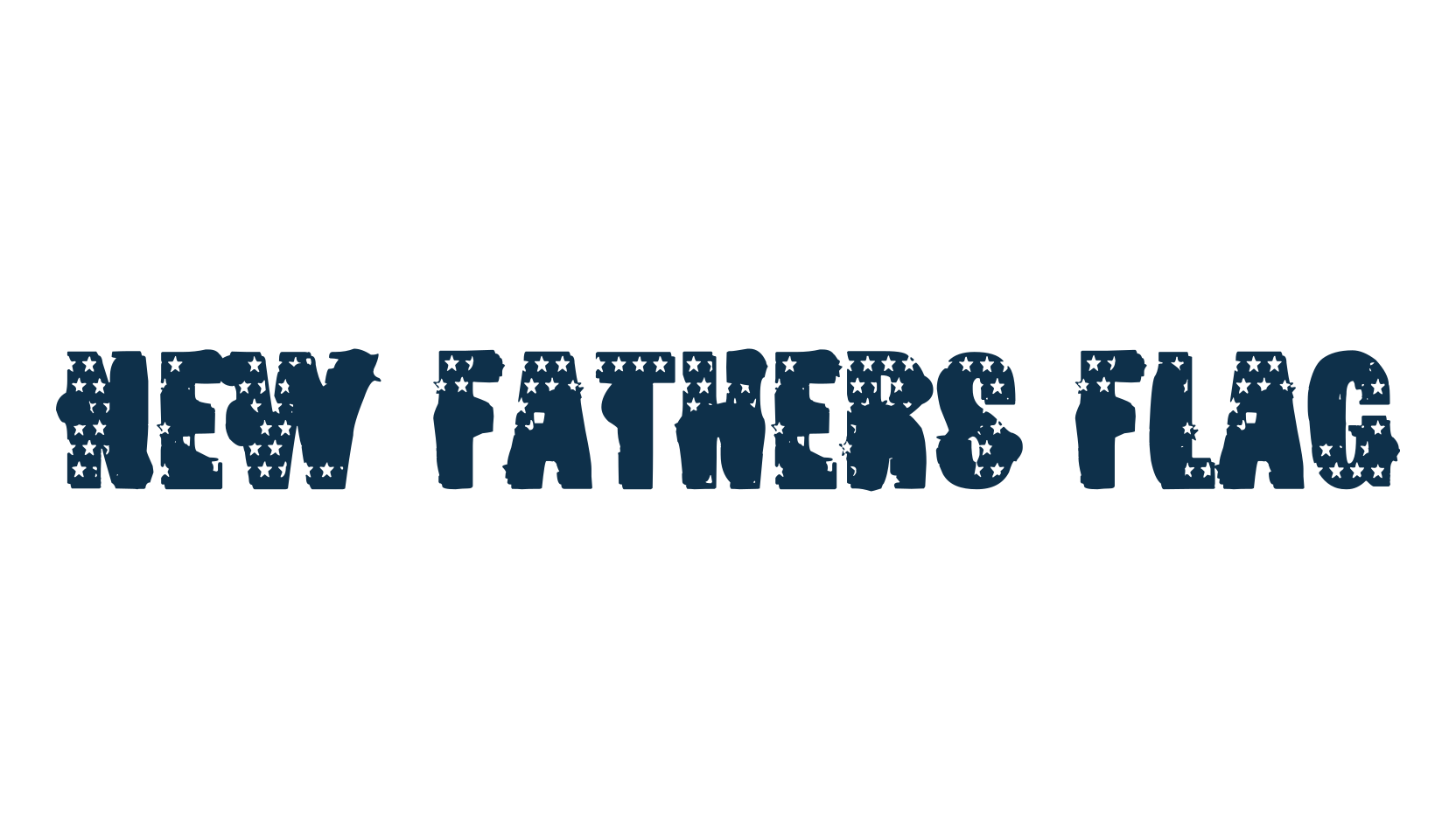 New Fathers Flag, fancy decorative font preview