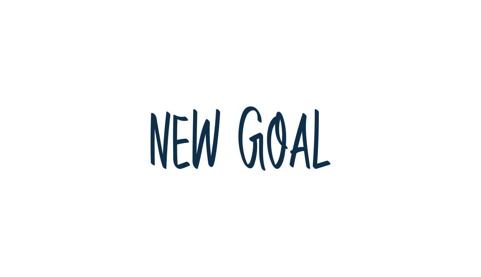 New Goal, script handwritten fancy decorative calligraphy font preview