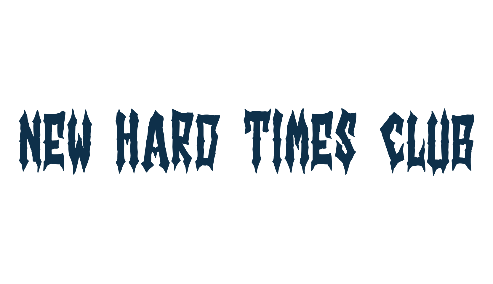 New Hard Times Club, modern font preview