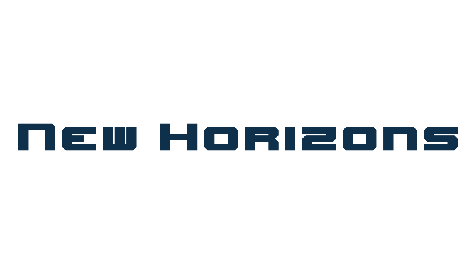 New Horizons, fancy various techno sci-fi font preview