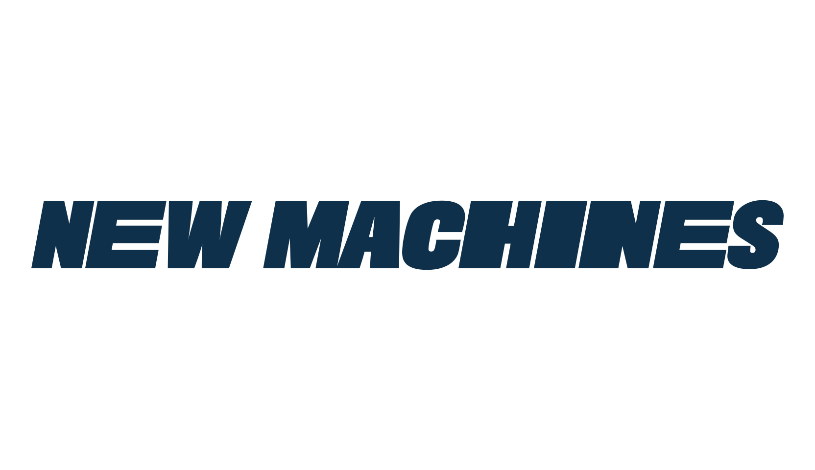New Machines, sans serif font preview
