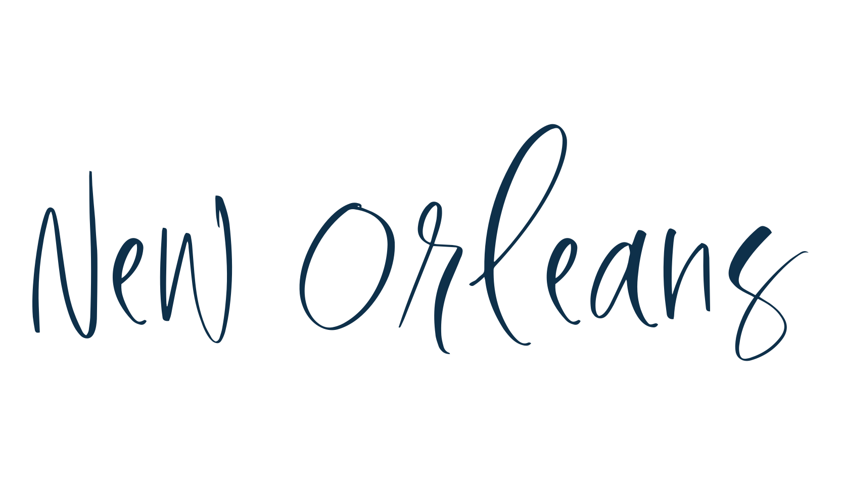 New Orleans, fancy decorative font preview