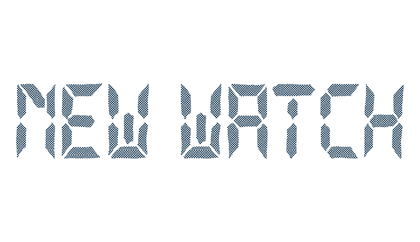 New Watch, lcd font preview